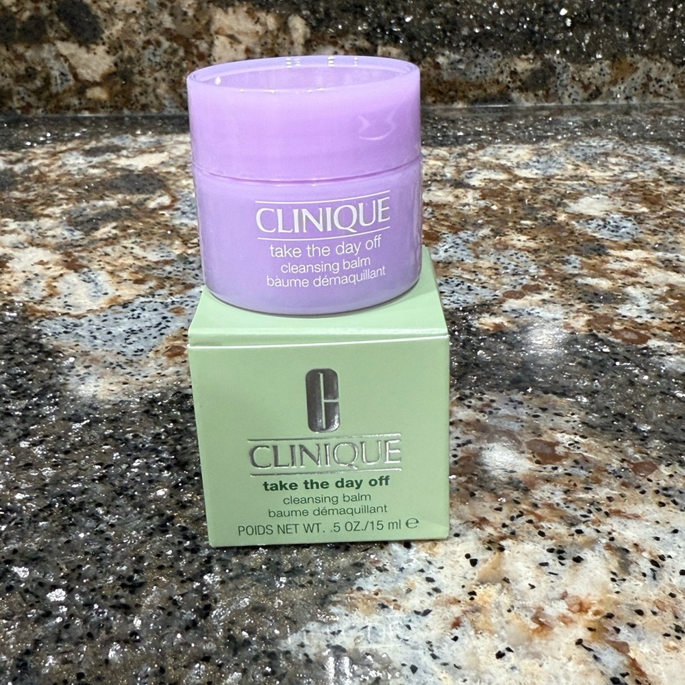 Clinique Take The Day Off Cleansing Balm - Travel deluxe size .5 oz/15ml NIB